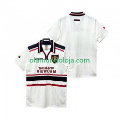 Camisola Manchester United Retro Homem Equipamento Segundo 1998 1999 Manga Curta